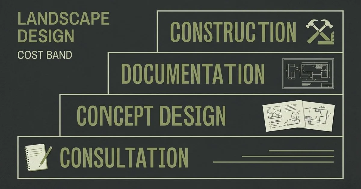 Landscape design cost breakdown by project scope