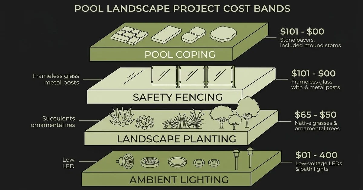 Pool landscape cost breakdown by scope