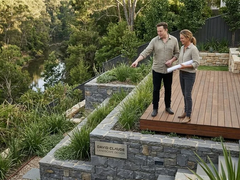 Warrandyte steep river-frontage block